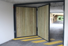 11 Porte pliante TWIN habillage bois