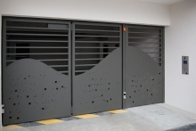 4 Porte pliante TWIN habillage découpe laser