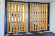 9 Porte pliante TWIN habillage bois